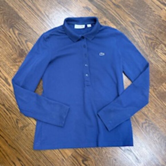 Lacoste Classic polo l/s slim fit sz 38 - Picture 8 of 13